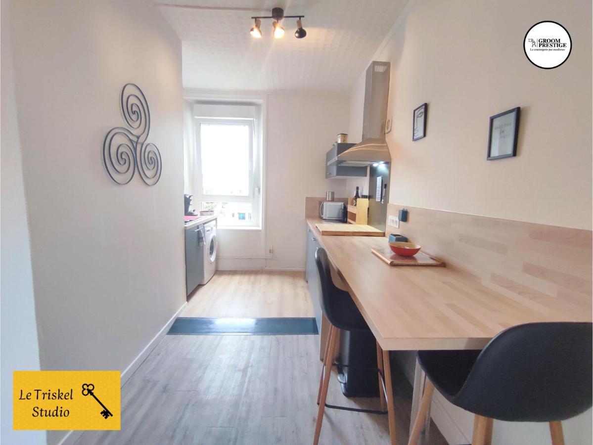 Appartement Le Triskel Studio - Un chez soi proche de la gare à Saint-Brieuc Extérieur photo